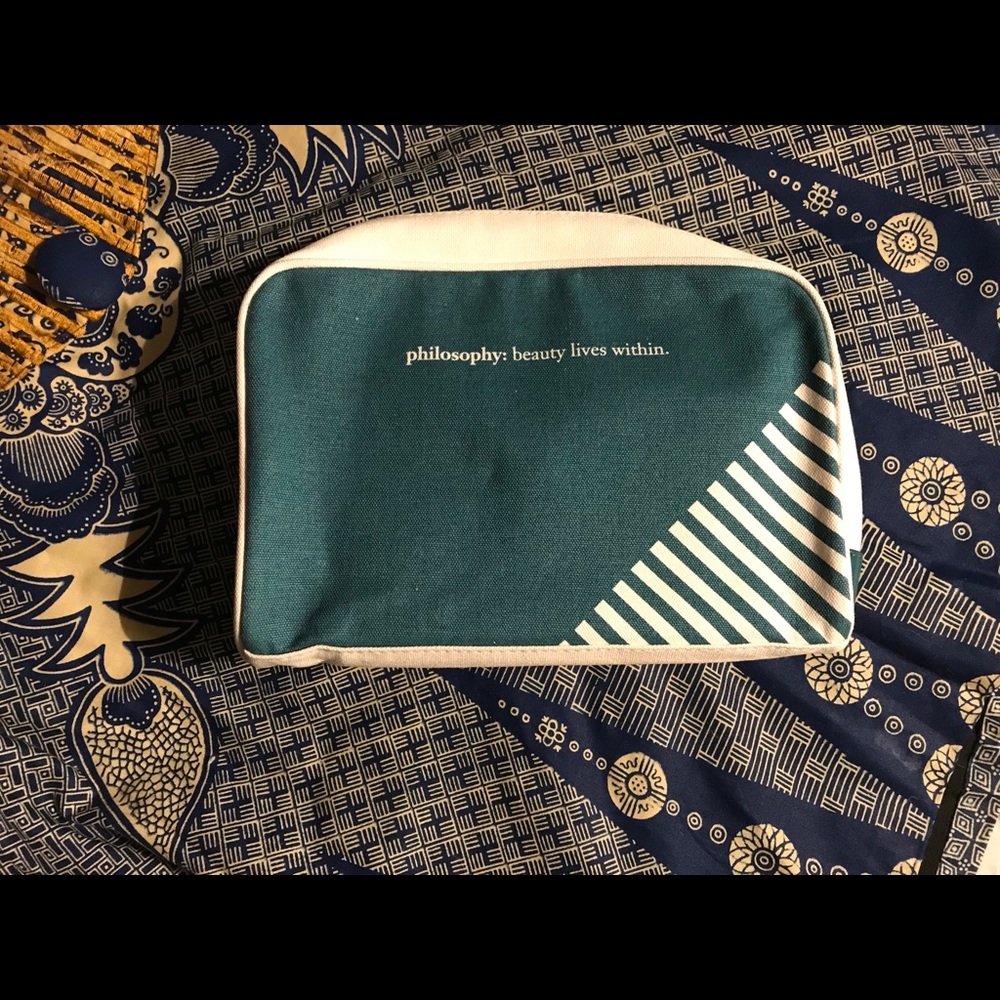 Large PHILOSOPHY makeup bag plus EXTRAS!!!